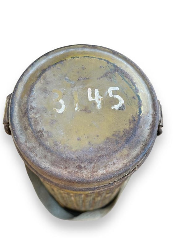 Olive Tropical Tan Gasmask Canister -named-