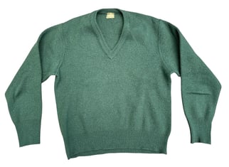 ADEFA Green Wool Service Pullover (1930s–1940s)