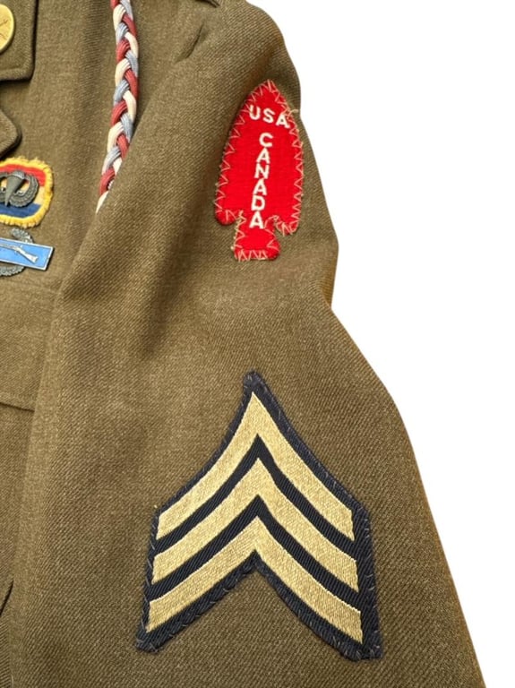 Canadian FSSF Class-A Uniform Jacket With Shirt, Tie and Side Cap