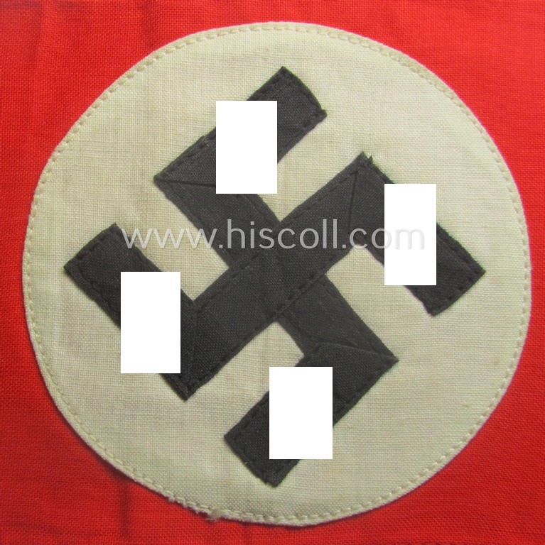 'Stonemint' N.S.D.A.P.-related party-armband (ie. 'Armbinde') being an example that still holds its period-attached 'RzM'-etiket