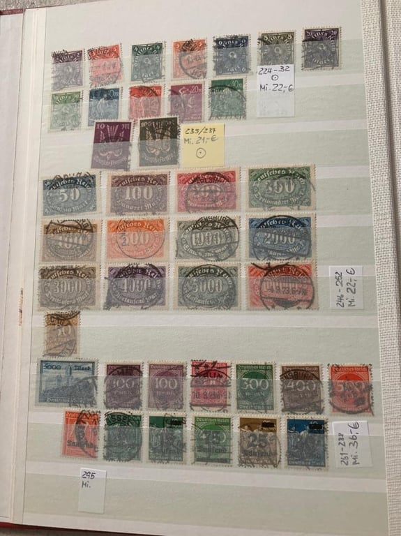 Stamp Album Number One With Content