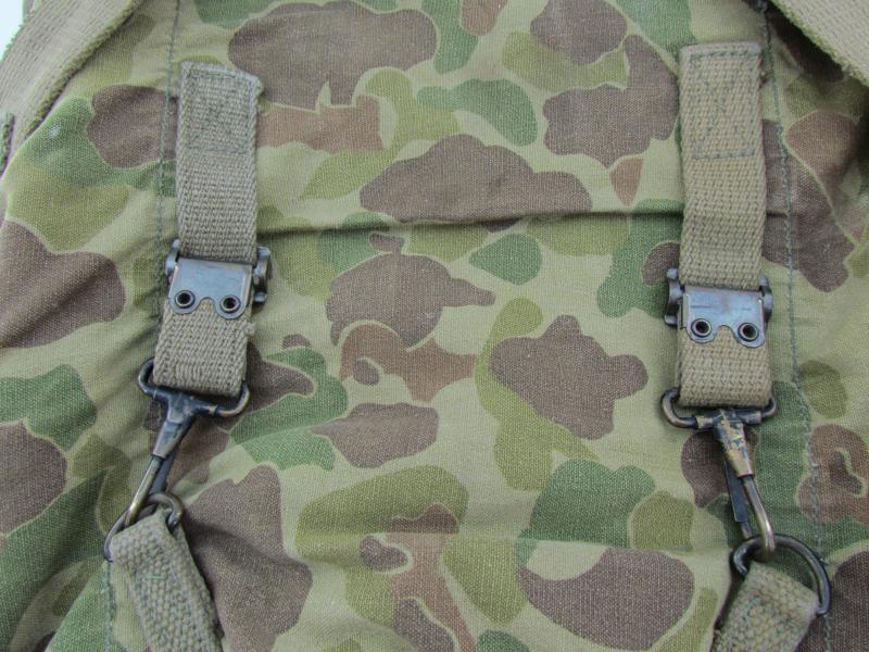 WWII USMC Camo Jungle Backpack 1943
