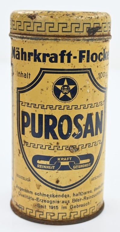 German Third Reich Era Tin Can of Tonic