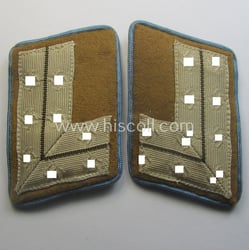 Pair of N.S.D.A.P.-type collar-patches (ie. 'Kragenspiegel für pol....