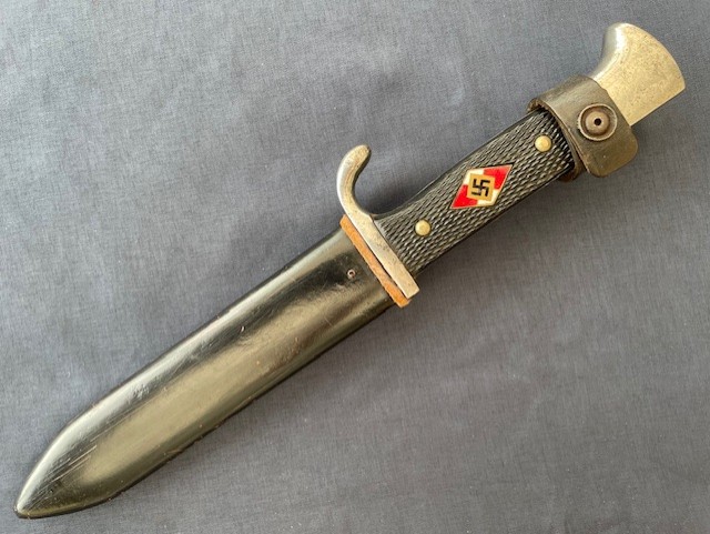 WW2 HITLER YOUTH KNIFE MY PUMA WITH MOTTO AND DATED 1936