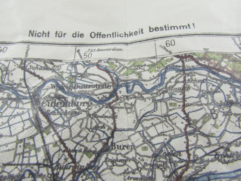 German Military Road Map ....Holland -Brabant-Limburg