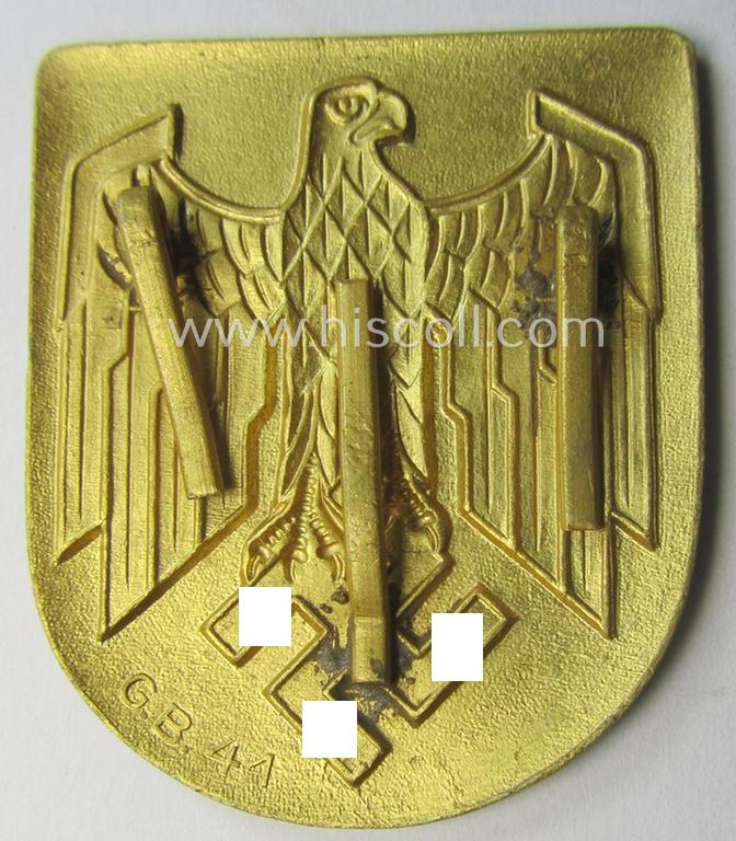 WH (KM) tropical eagle-'pith-helmet'-shield (being a: 'G.B.-41'-marked example)