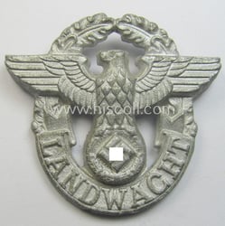 Typical zinc- ie. 'Feinzink'-based - 'Polizei'- (ie. police)...