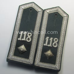 Pair of WH (Heeres), 'cyphered' so-called: 'M36'-pattern and/or...