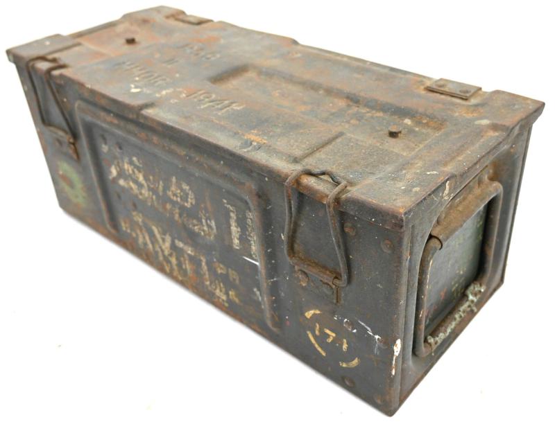 British WW2 25pds Grenade Box with Frame