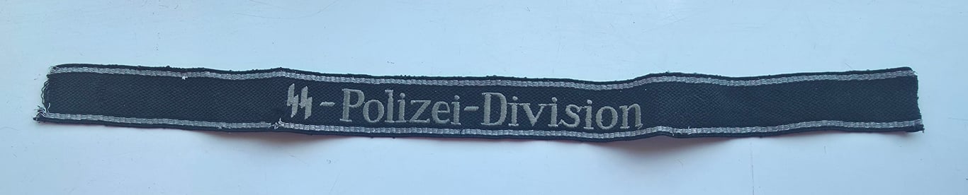 SS-Polizei Division RZM cuff title