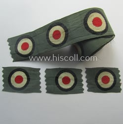 WH (Heeres) 'standard-issue'-pattern side-cap-cocarde (ie. 'Kokarde für Schiffchen-Mütze')...