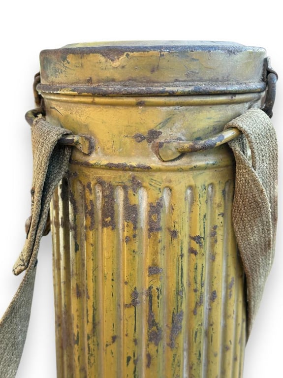 Olive Tropical Tan Gasmask Canister -named-