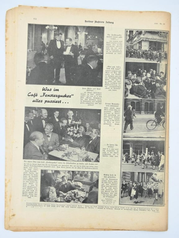 German Berliner Illustrierte Zeitung Newspaper 1940