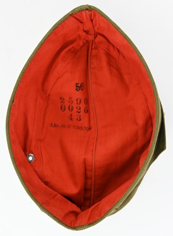 German WH EM/NCO Tropical Overseas Cap 'Smoke troops'