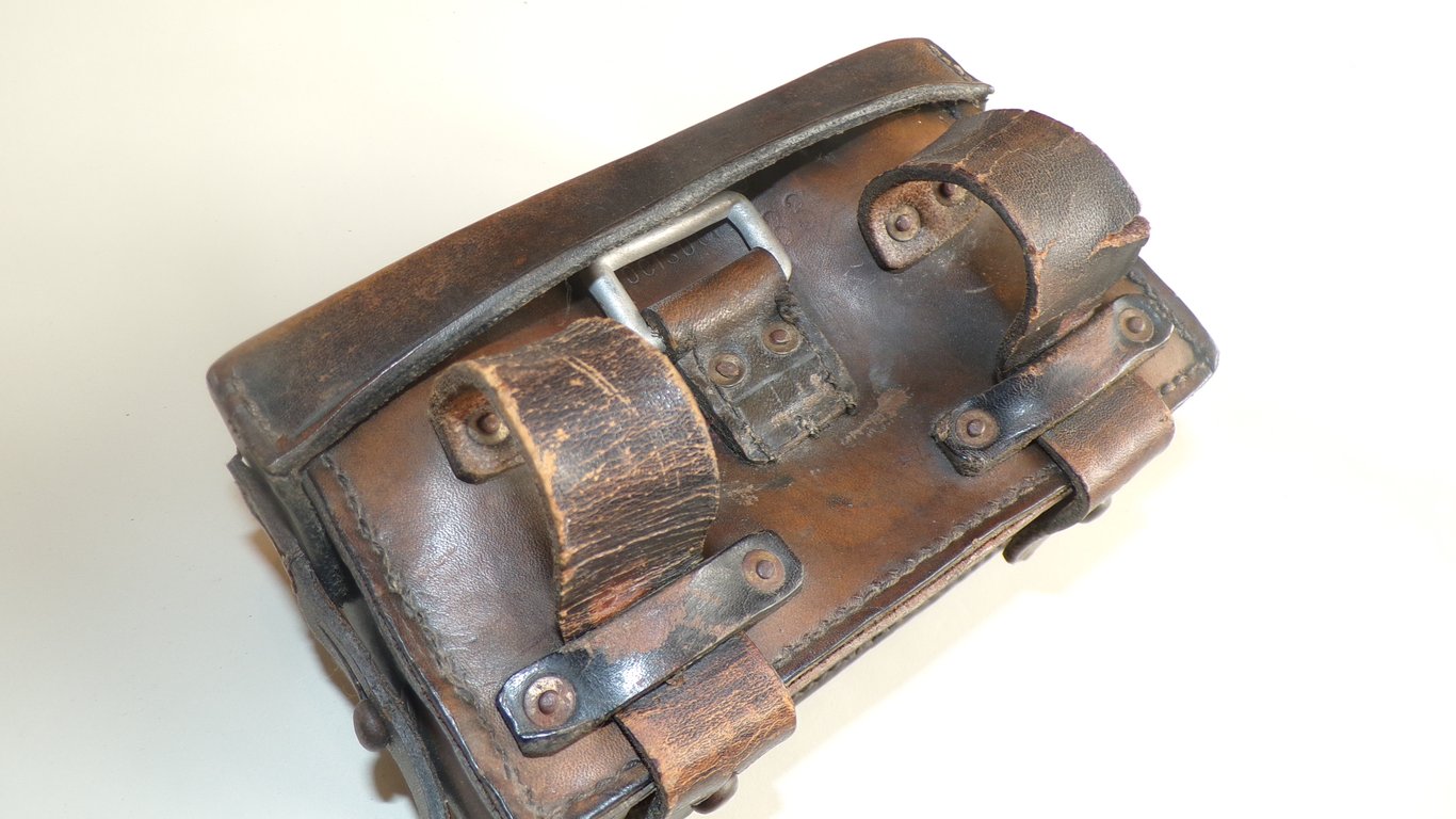 DRK Brown Leather Medical Pouch