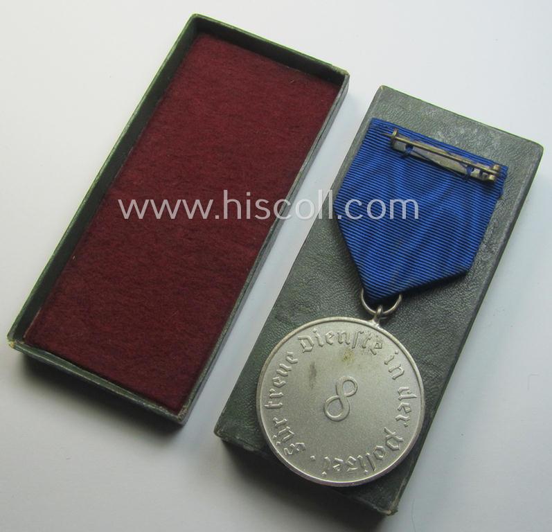 'Polizei-Dienstauszeichnung 3. Stufe' that comes stored in its green-coloured etui