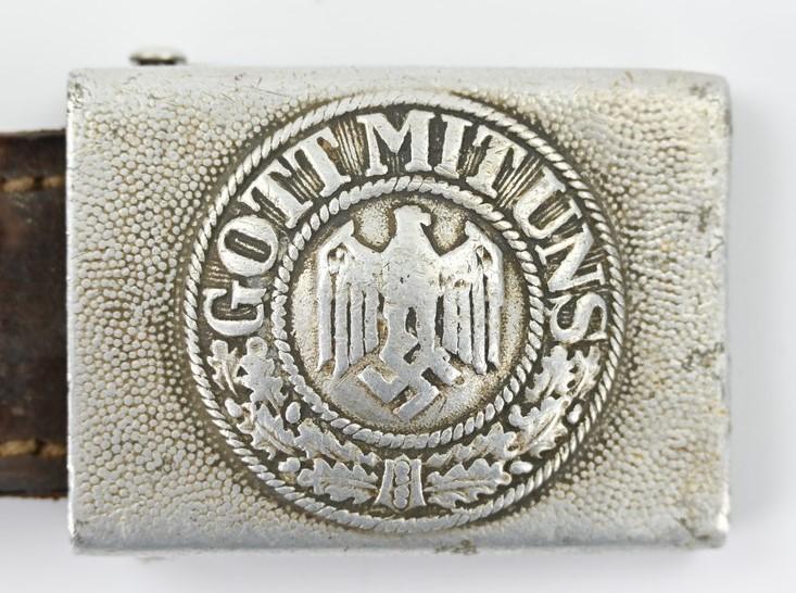 German WH Beltbuckle with Tab 'St. Merkl' 1939