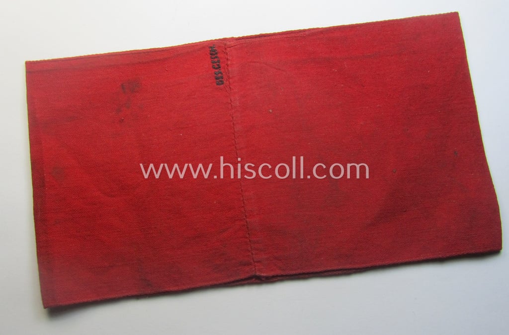 N.S.D.A.P.-related party-armband (ie. 'Armbinde') being of the 'entirely woven'-pattern