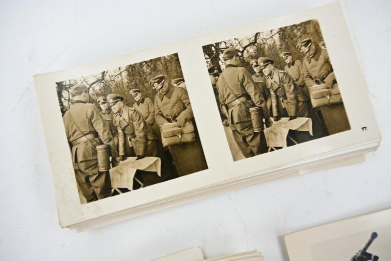 German Third Reich '3-D Raumbild' Booklet Picture Set 'Kampf im Westen'