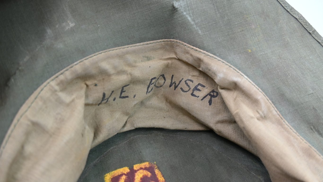US WW2 Daisy Mae HBT Hat 1943 290th Infantry Regiment