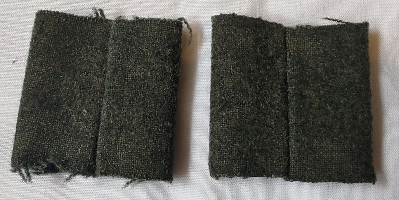 Wehrmacht 'Grossdeutschland' (GD) pair of slip on shoulder strap cyphers