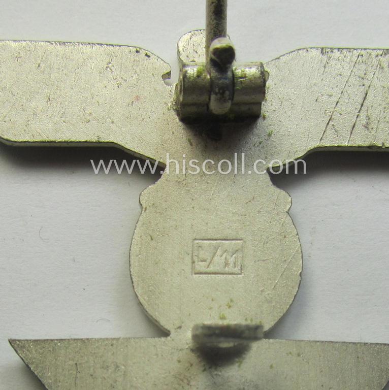 'Wiederholungsspange zum EK I.Kl.' (or: bar to the WWI IC 1st class) being a typical, maker- (ie. 'L/11'-) marked example as was produced by the maker (ie. 'Hersteller') named: 'Wilh. Deumer'