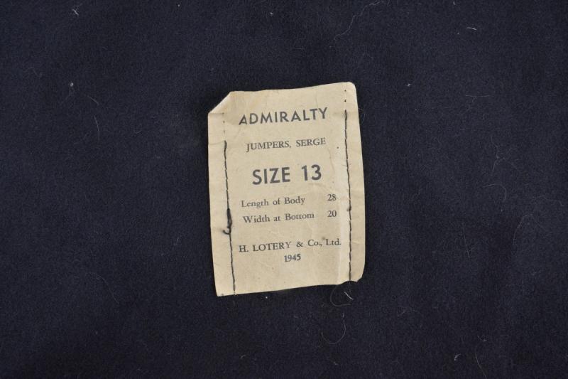 British WW2 Royal Navy Clothing Set