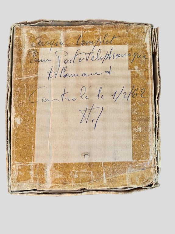 German WWII Breast Microphone and Headphone -1945-