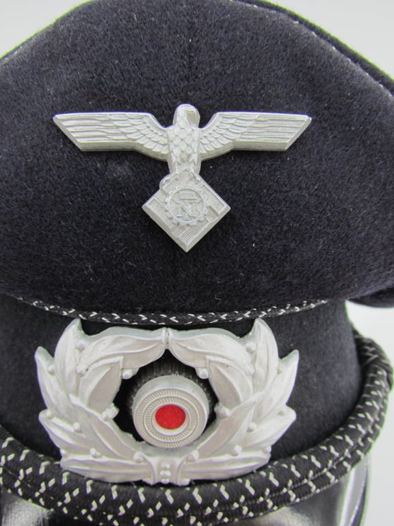 Rare TeNo (Technische Nothilfe) Führeranwärter / Officer Candidate Visor Cap