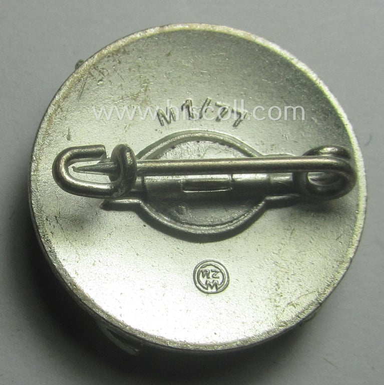 HJ ('Hitlerjugend') so-called: 'HJ-Schiessauszeichnung' (or: HJ shooting- ie. marksmans'-badge) being a nicely maker- (ie. 'RzM - M1/77'-) marked example