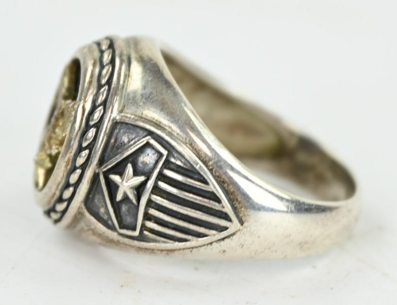 US WW2 Period Men's Ring with Eagle