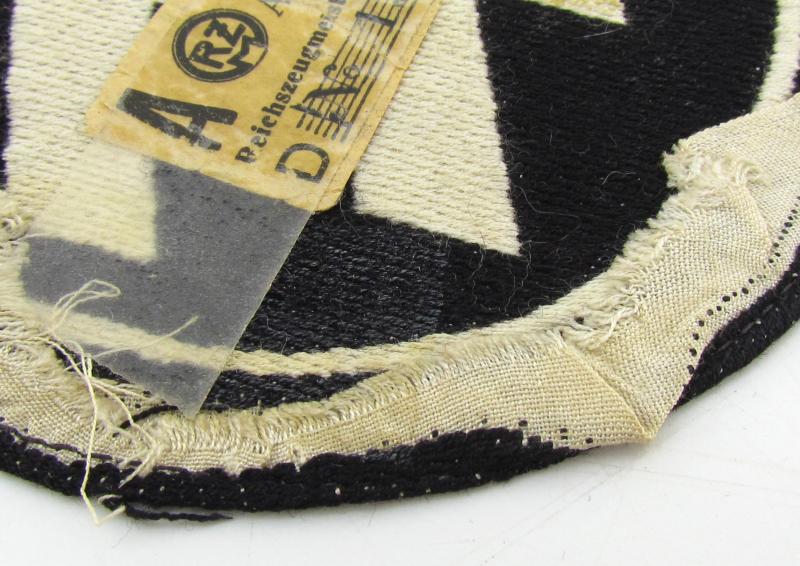 Waffen-SS Sport Shirt Insignia with RZM Tag