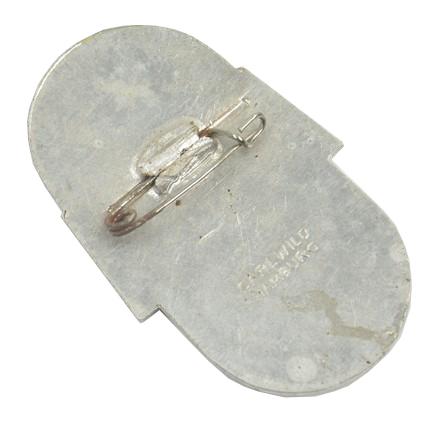 German WHW Badge Gau Hamburg 1936/37