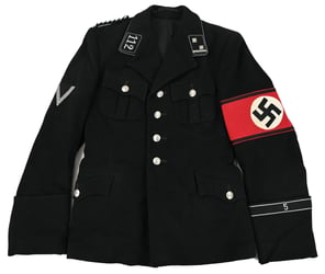 German Allgemeine-SS Black Tunic SS-FußStandarte 'Litzmannstadt'