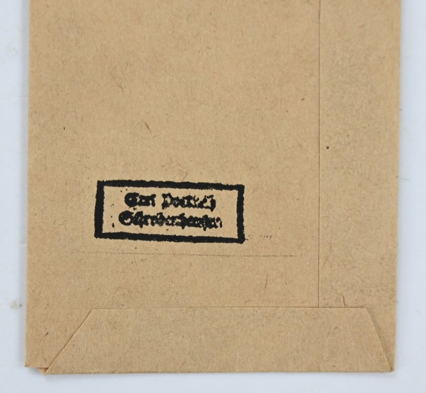 German Wound Badge in Black Paper Pouch
