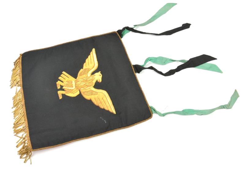 Italian WW2 Fascist Trumpet Banner
