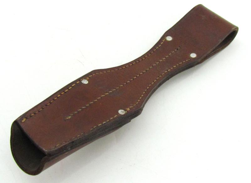 Early K98 bayonet frog in brown leather 1938