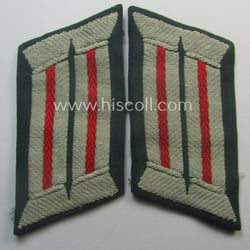 Pair of WH (Heeres) later-war-pattern, officers'-type collar-tabs (ie....