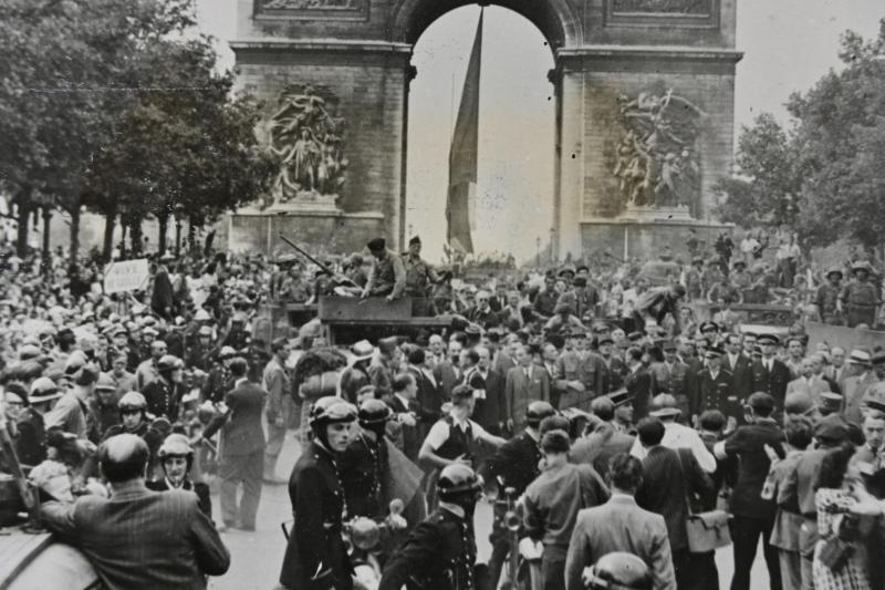 Allied WW2 Press Photo 'Liberation of Paris'