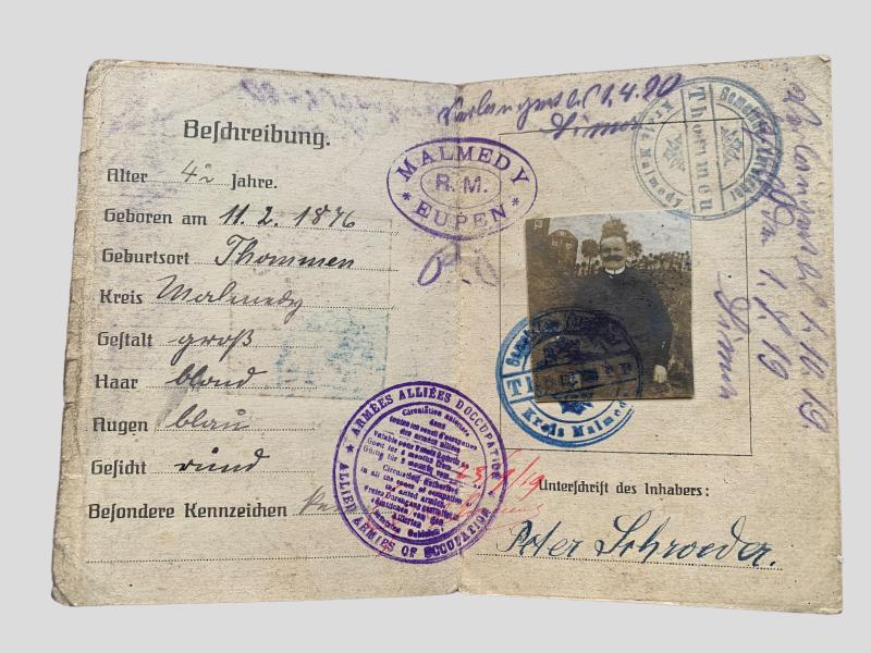 Belgium 'HEER' Award/Document Grouping