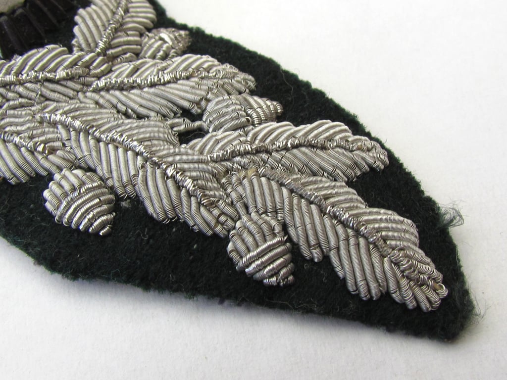 Third Reich Reich Forestry Service Officer’s Bullion Visor Cap Wreath & Cockade