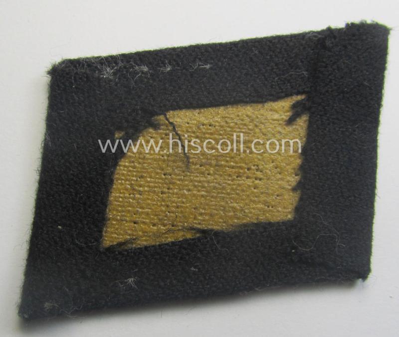 Waffen-SS - so-called: 'RzM-styled' - EM- (ie. NCO-) type collar-tab as was intended for usage by soldiers ie. NCOs of the: '22. SS-Freiwilligen-Kavallerie-Division' (ie. sometimes referred to as: "Maria Theresa")