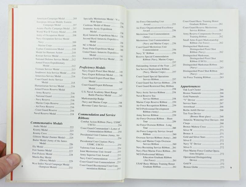 Collector's Book:The call of duty: military awards and decorations of the United States of America