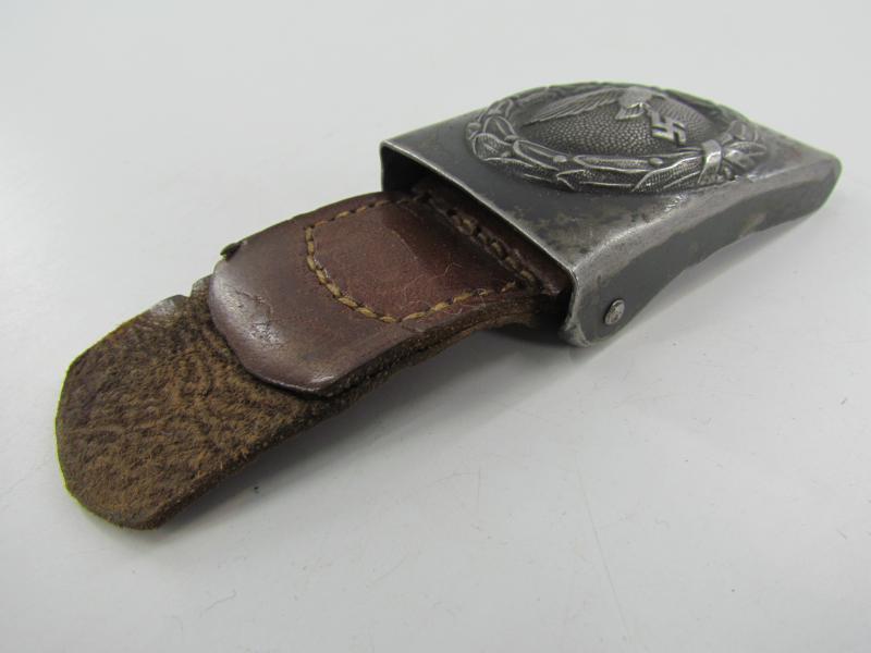 Luftwaffe steel belt buckle by F.W. Assmann & Söhne