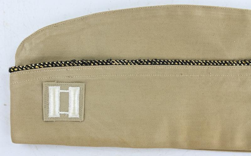 US WW2 Officer Summer Garrison Cap