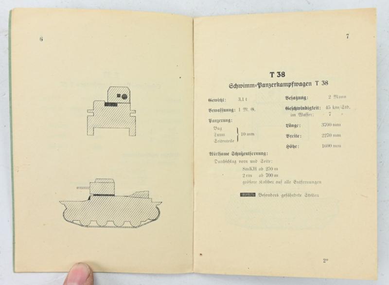 German Panzer Identification Booklet USSR