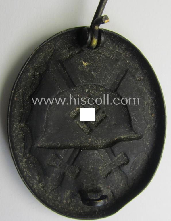 Non-magnetic, black-class wound-badge (or: 'Verwundeten-Abzeichen in Schwarz')
