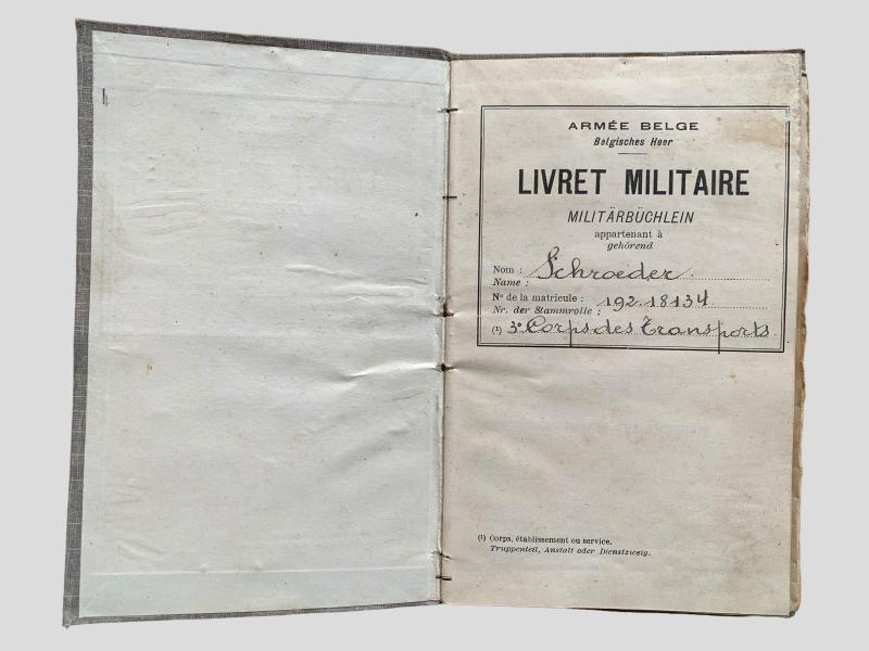 Belgium 'HEER' Award/Document Grouping