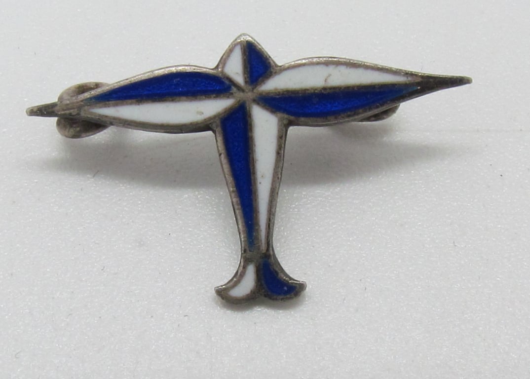 Dornier Flugzeugwerke enamel lapel pin (c. 1935–1945)